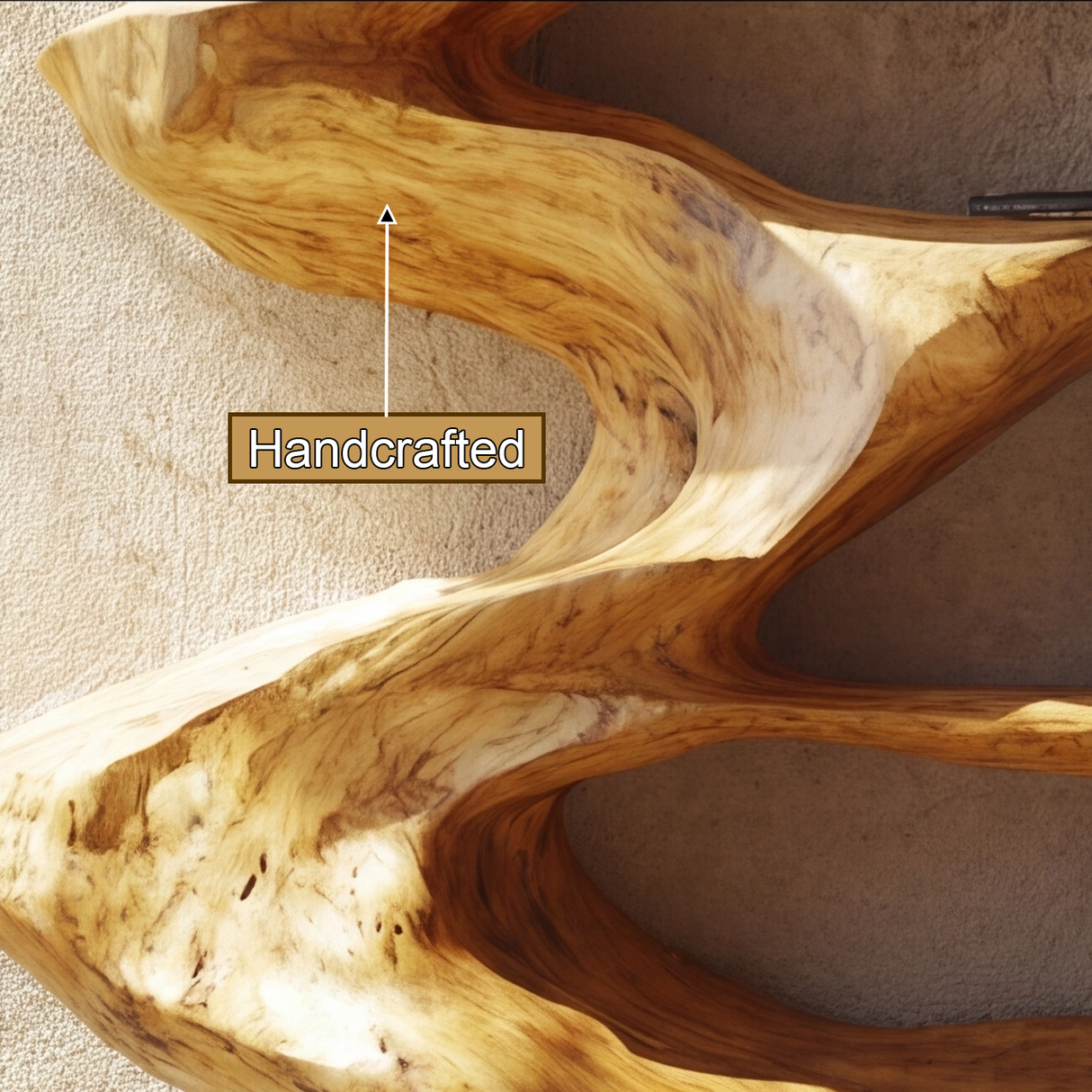 Driftwyn Sculpted Solid Wood Tree Bookshelf - Timberustic Tree Bookshelf
