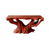 Druvane Rootform Sculpted Solid Wood Freestanding Bathroom Vanity Mahogany - Timberustic Freestanding Bathroom Vanity