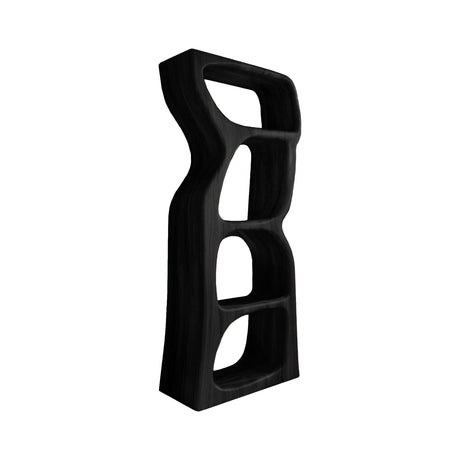 Echra Organic Modern Sculpted Solid Wood Sculptural Shelf