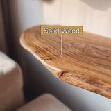 Echra Sculptural Handcrafted Solid Wood Mushroom Floating Shelf - Timberustic Floating Shelf