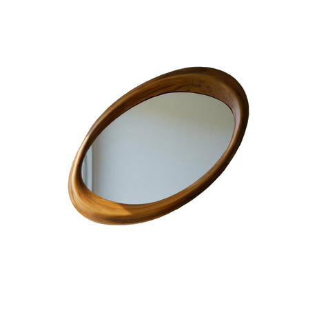 Eclipsera Artisan-Sculpted Solid Wood Mirror