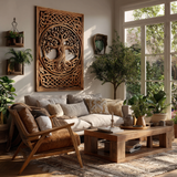 Eirwyn Solid Wood Sculpted Wall Art - Timberustic Wall Art