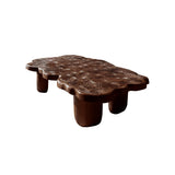 Elara Bloom Solid Wood Coffee Table