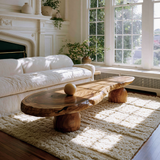 Elaric Live Edge Solid Wood Coffee Table - Timberustic Coffee Table