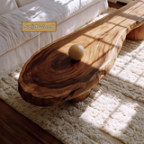 Elaric Live Edge Solid Wood Coffee Table - Timberustic Coffee Table