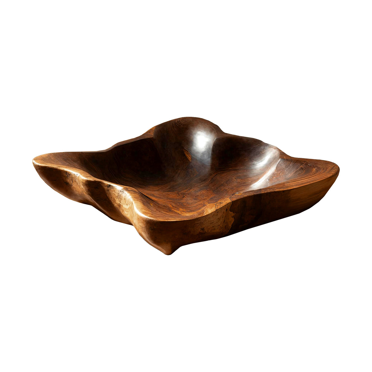Elarin Bloom Handcrafted Solid Wood Vessel Sink