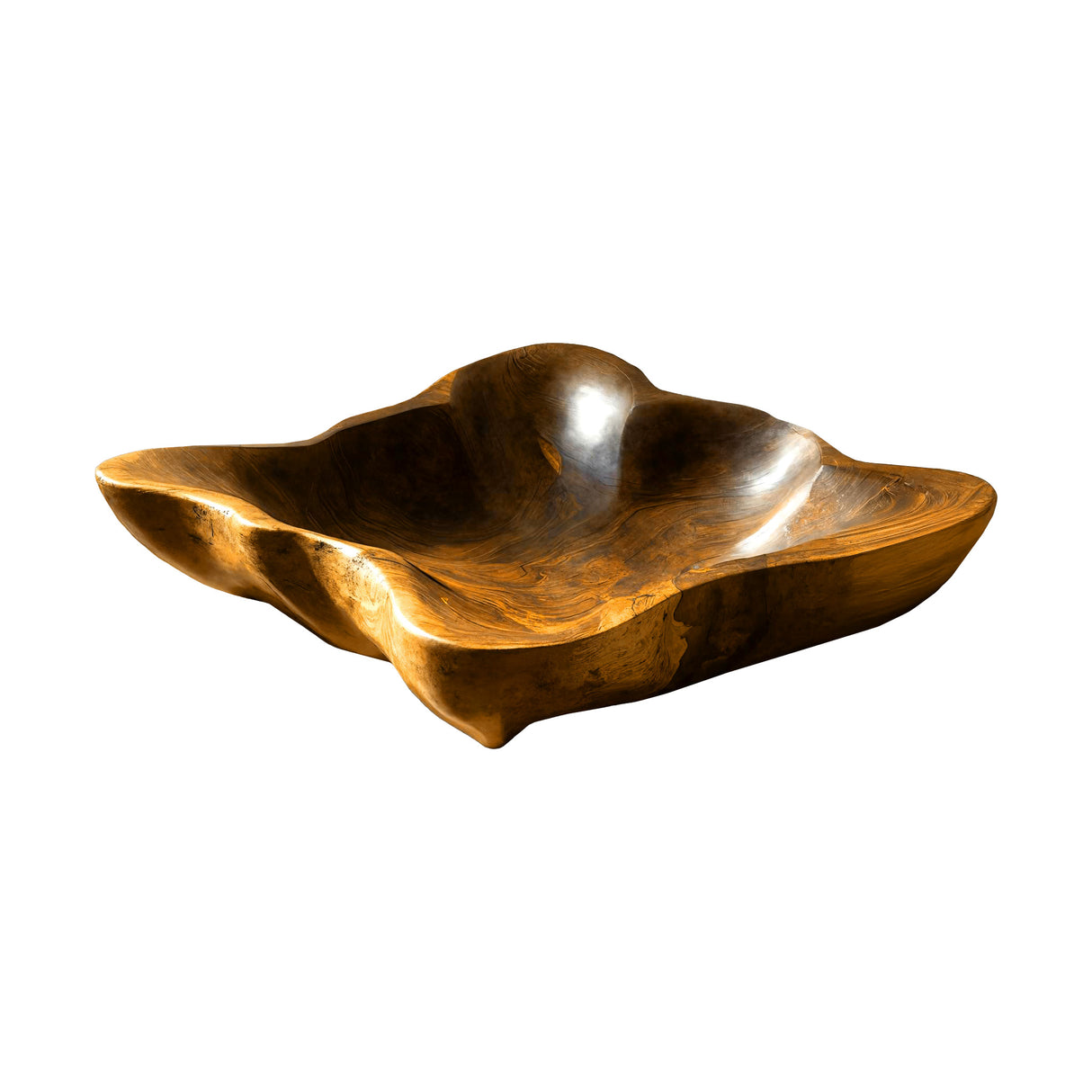 Elarin Bloom Handcrafted Solid Wood Vessel Sink
