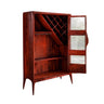 Elarion Handcrafted Solid Wood Bar Cabinet Mahogany - Timberustic Bar Cabinet