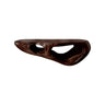 Elarion Organic Solid Wood Floating Bathroom Vanity with Open Storage Dark Walnut - Timberustic Floating Bathroom Vanity with Open Storage