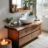 Elarion Ridge Solid Wood Bathroom Vanity with Drawers - Timberustic Freestanding Bathroom Vanity with Drawers