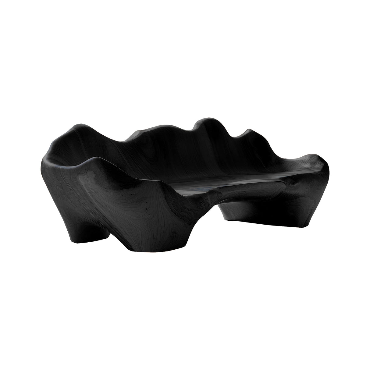 Elarion Sculpted Solid Wood Sofa Black - Timberustic Sofa