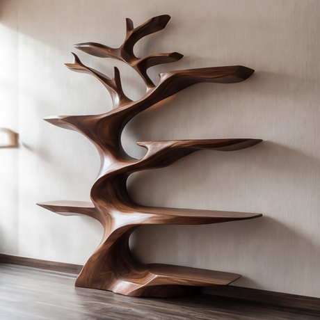 Elarion Sculptural Tree Wine Rack - Timberustic Tree Wine Rack