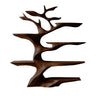 Elarion Sculptural Tree Wine Rack Dark Walnut - Timberustic Tree Wine Rack