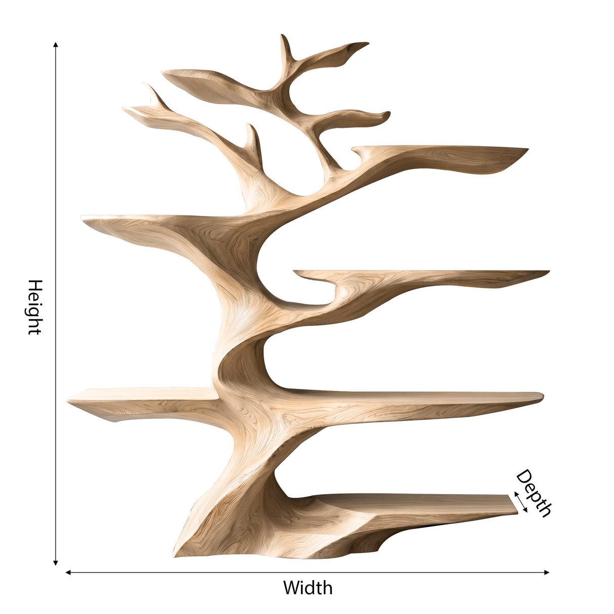 Elarion Sculptural Tree Wine Rack - Timberustic Tree Wine Rack