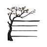 Elaris Branch Solid Wood Tree Bookshelf Black - Timberustic Tree Bookshelf