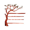 Elaris Branch Solid Wood Tree Bookshelf Mahogany - Timberustic Tree Bookshelf