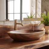 Elaris Handcrafted Solid Wood Freestanding Bathroom Vanity with Drawers - Timberustic Freestanding Bathroom Vanity with Drawers
