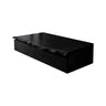 Elaris Live Edge Solid Wood Floating Bathroom Vanity with Drawers Black - Timberustic Floating Bathroom Vanity With Drawers
