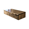 Elaris Live Edge Solid Wood Floating Bathroom Vanity with Drawers Natural Oak - Timberustic Floating Bathroom Vanity With Drawers