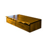 Elaris Live Edge Solid Wood Floating Bathroom Vanity with Drawers Teak - Timberustic Floating Bathroom Vanity With Drawers