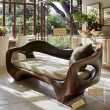 Elaris Sculpted Solid Wood Sofa - Timberustic Sofa