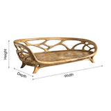 Elaro Sculpted Solid Wood Sofa - Timberustic Sofa