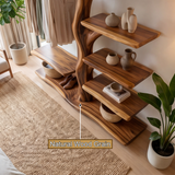 Elarowyn Solid Wood Entryway Organizer - Timberustic Entryway Organizer