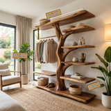 Elarowyn Solid Wood Entryway Organizer - Timberustic Entryway Organizer