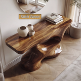 Elarvyn Sculpted Solid Wood Console Table - Timberustic Console Table