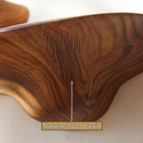 Elarvyn Sculpted Solid Wood Mushroom Floating Shelf - Timberustic Floating Shelf