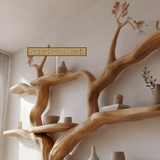 Elarwood Sculpted Solid Wood Tree Bookshelf - Timberustic Tree Bookshelf