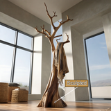 Elarwood Sculpted Solid Wood Tree Coat Rack - Timberustic Tree Coat Rack