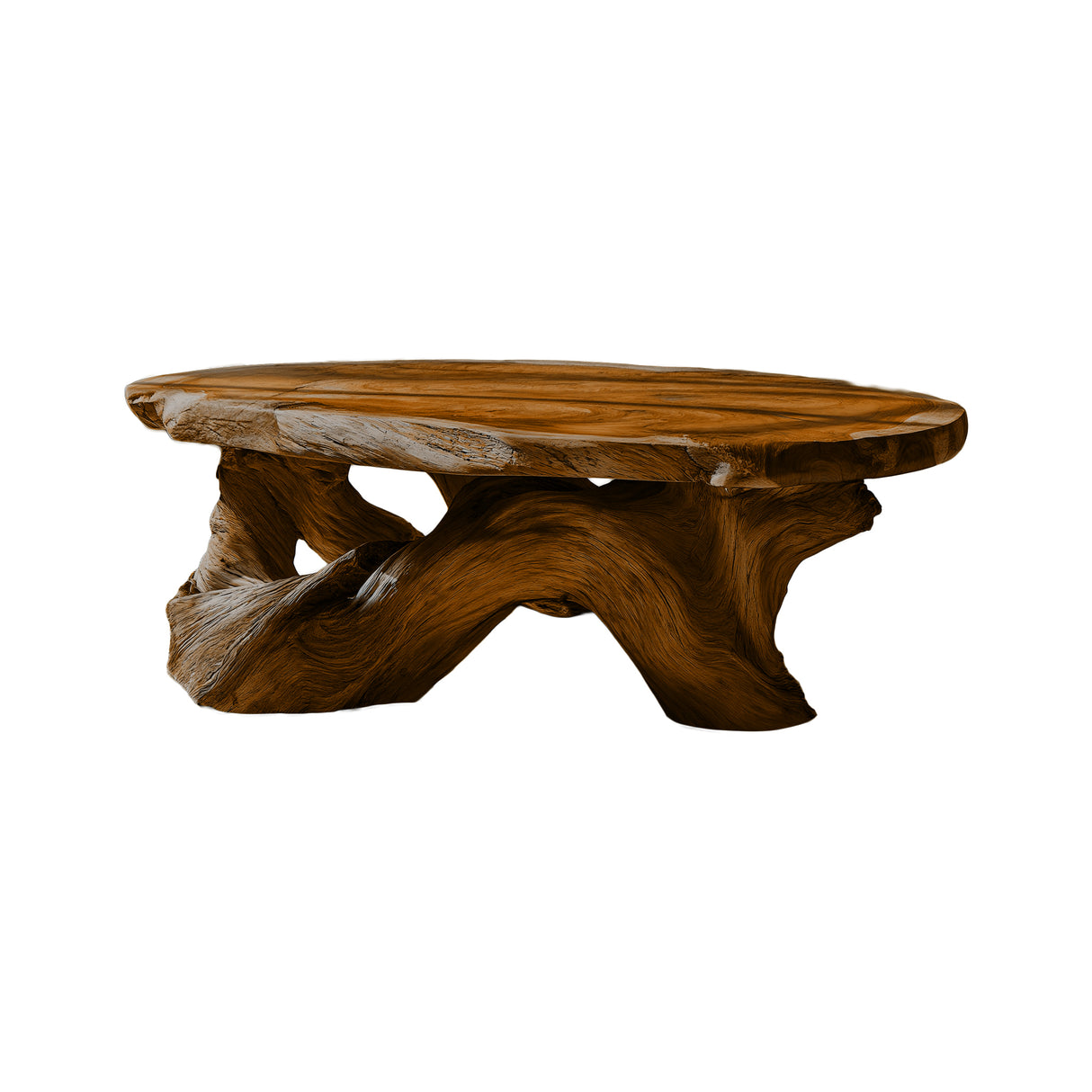 Eldara Live Edge Solid Wood Coffee Table - Timberustic Coffee Table