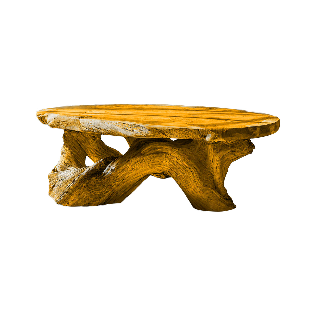 Eldara Live Edge Solid Wood Coffee Table - Timberustic Coffee Table