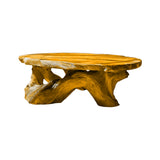 Eldara Live Edge Solid Wood Coffee Table - Timberustic Coffee Table