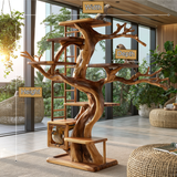 Elderglen Handcrafted Tree Branch Parrot Stand - Timberustic Tree Branch Parrot Stand