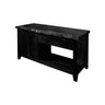 Eldorin Live Edge Solid Wood Freestanding Bathroom Vanity with Cabinet Black - Timberustic Freestanding Bathroom Vanity with Cabinet
