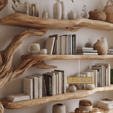 Eldorwyn Sculpted Solid Wood Tree Bookshelf - Timberustic Tree Bookshelf
