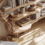 Eldorwyn Sculpted Solid Wood Tree Bookshelf - Timberustic Tree Bookshelf