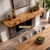 Eldovar Handcrafted Fireplace Mantel Shelf SPA205121
