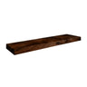 Eldran Live Edge Solid Wood Floating Shelf Dark Walnut - Timberustic Floating Shelf