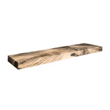 Eldran Live Edge Solid Wood Floating Shelf Natural Oak - Timberustic Floating Shelf