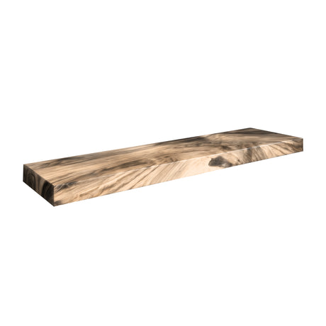 Eldran Live Edge Solid Wood Floating Shelf Natural Oak - Timberustic Floating Shelf