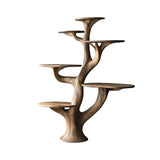 Eldrava Handcrafted Solid Wood Tree Bookshelf