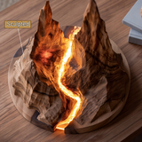 Eldravyn Sculpted Mountain Table Lamp - Timberustic Table Lamp