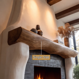 Eldrion Handcrafted Fireplace Mantel Shelf SPA253656 - Timberustic Fireplace Mantel Shelf