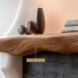 Eldrion Handcrafted Fireplace Mantel Shelf SPA253656 - Timberustic Fireplace Mantel Shelf