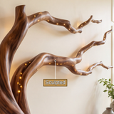 Eldrosen Sculpted Solid Wood Console Table