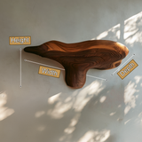 Eldrosen Solid Wood Mushroom Floating Shelf SPA398331 - Timberustic Floating Shelf