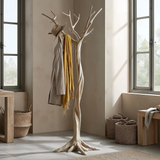 Eldrune Sculpted Solid Wood Tree Coat Rack - Timberustic Tree Coat Rack